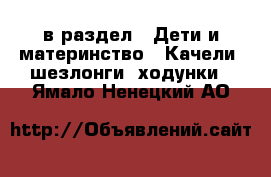  в раздел : Дети и материнство » Качели, шезлонги, ходунки . Ямало-Ненецкий АО